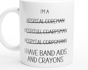Taza divertida para sanitario militar, regalo para novio/novia en ceremonia de graduación militar, cumpleaños de marido/padre de la Marina