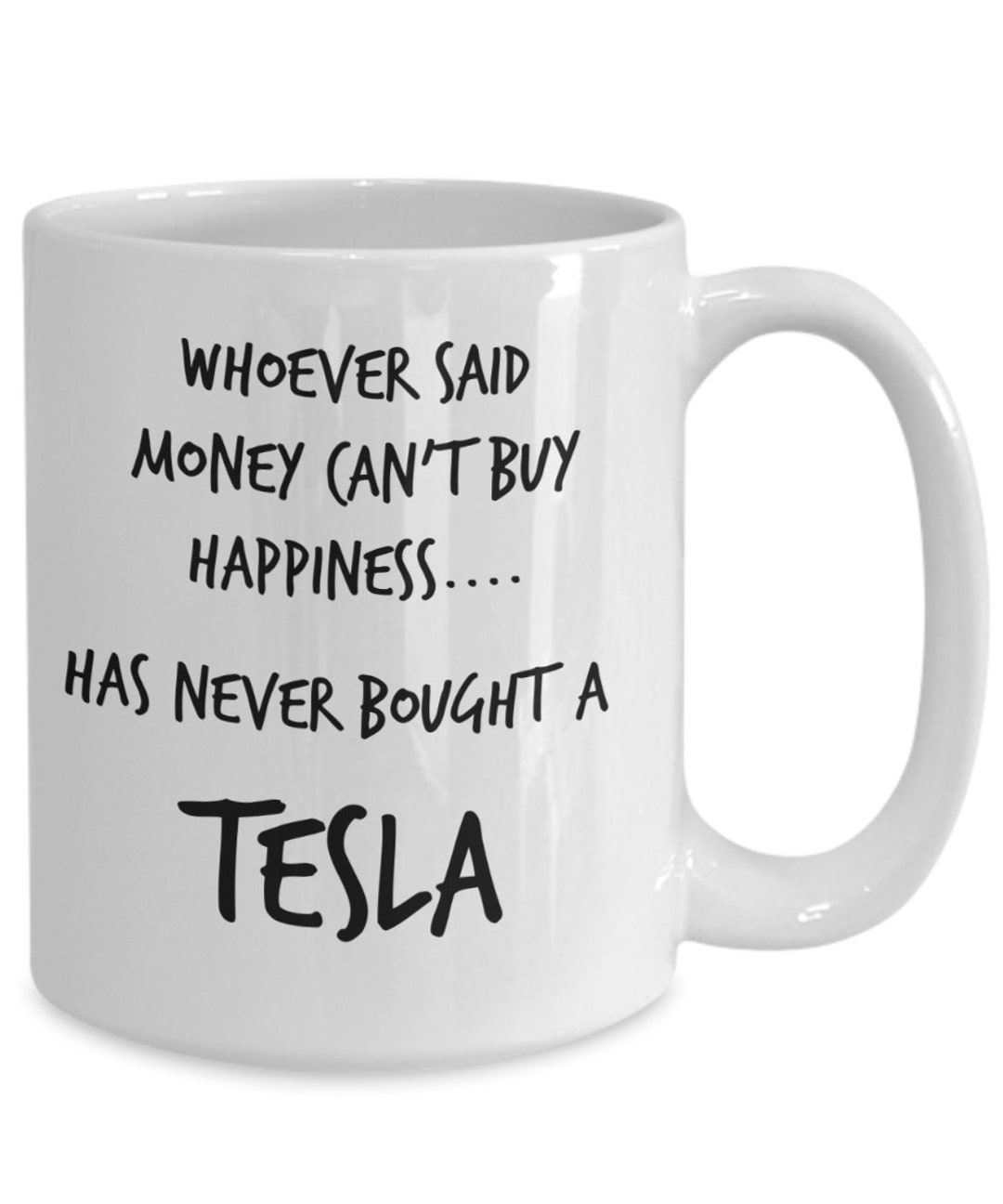  Tesla Coffee Mug - White (11 oz) : Home & Kitchen