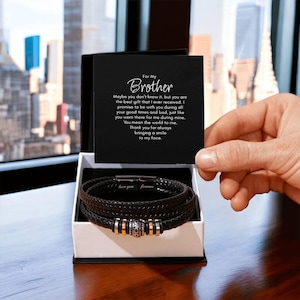 For My Brother Gifts, Best Brother Bracelet, Big Brother, Little Brother Gift Ideas, Brother Christmas, Birthday Gifts, Love You Brother