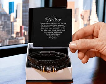 For My Brother Gifts, Best Brother Bracelet, Big Brother, Little Brother Gift Ideas, Brother Christmas, Birthday Gifts, Love You Brother