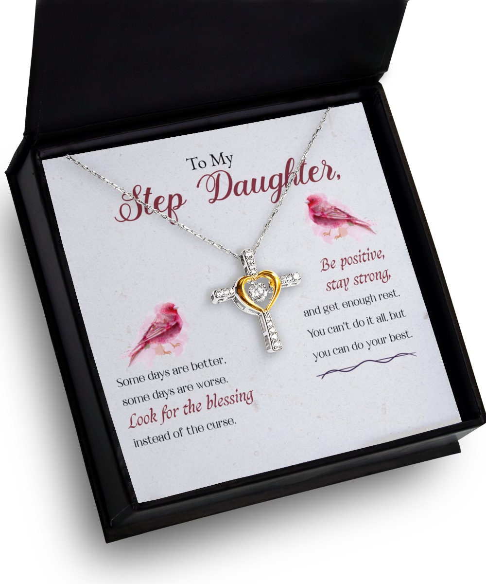 Step Daughter Necklace Gift for Best Step Daughter From Step Mom