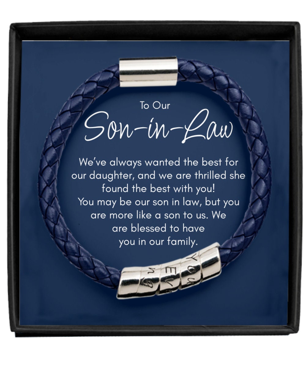 Son in Law Bracelet, Gift for Son in Law, Son in Law Christmas