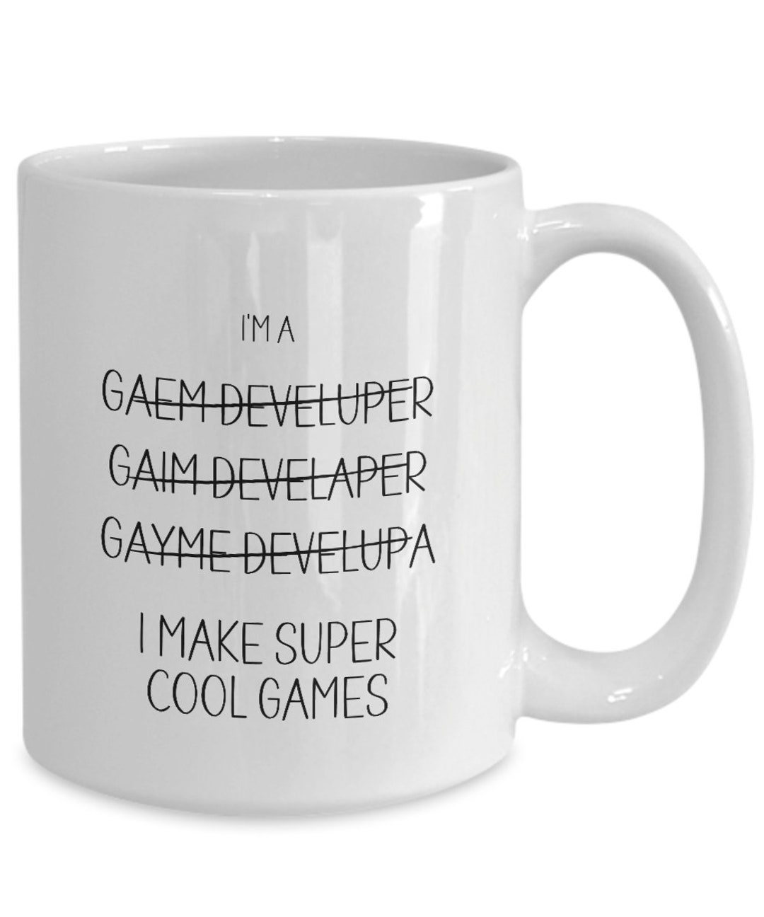 I'm A Game Developer Gift, Funny App Dev Coffee Mug, Gift for Dad ...