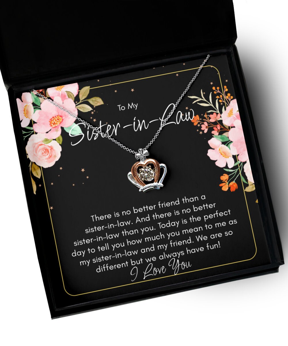 Sister in Law Gifts Sister in Law Necklace Christmas Gift Etsy Christmas Gifts Sister In Law
