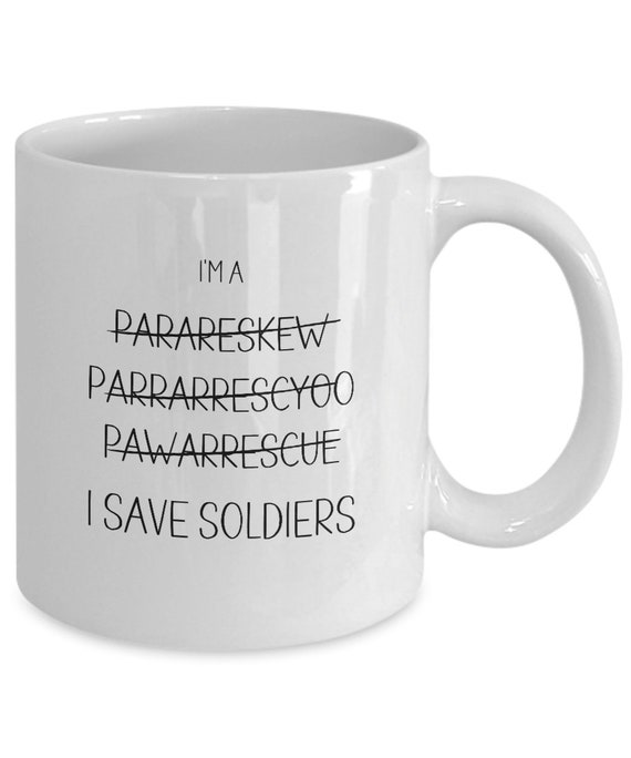 Pararescue Gift, Funny Mug for Pararescue Boyfriend/Girlfriend, Military  Graduation Ceremony, Air Force Husband/Dad Birthday Congratulations