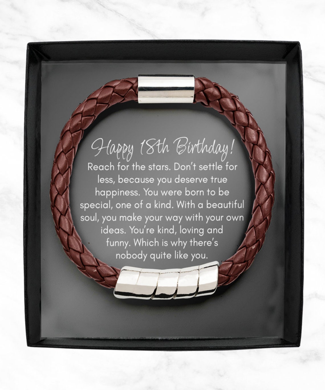18th Birthday Gift, Bracelet for Him, Son, Grandson, Nephew, Godson — free download