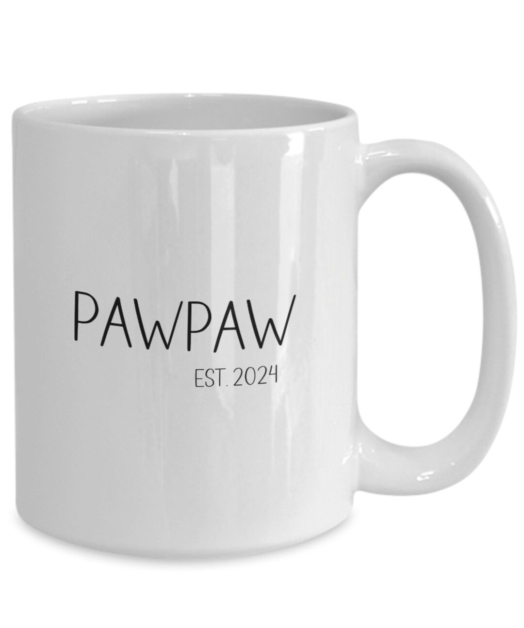 Pawpaw Est 2024 Mug, Pawpaw to Be Gift, New Pawpaw, Going to Be a