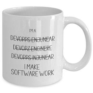 Devops Engineer Gift, Funny Computing Coffee Mug, Coworker Present, IT Themed Gifts, New Job/Farewell Gift, Birthday, Christmas Gift for Dad image 2