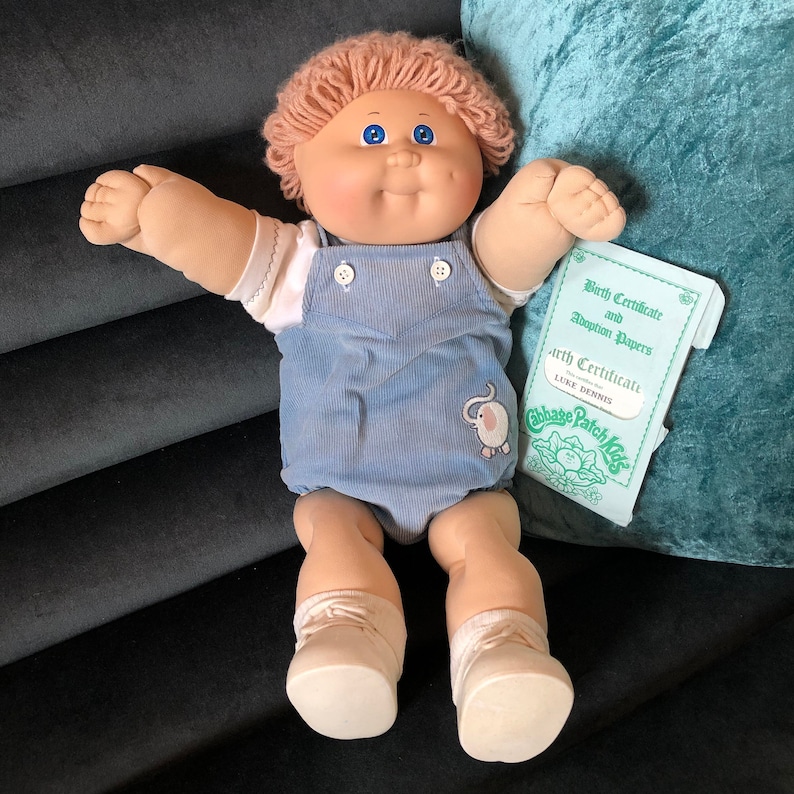 Vintage 1985 Cabbage Patch Kids Doll Adoption Papers Etsy