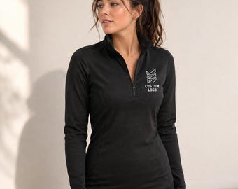 Custom Quarter Zip Pullover - Lightweight, Breathable Workout Jacket