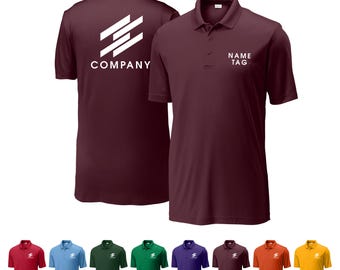 Custom Polo Shirt: Performance Fabric with Logo Personalization (Quick-Dry)