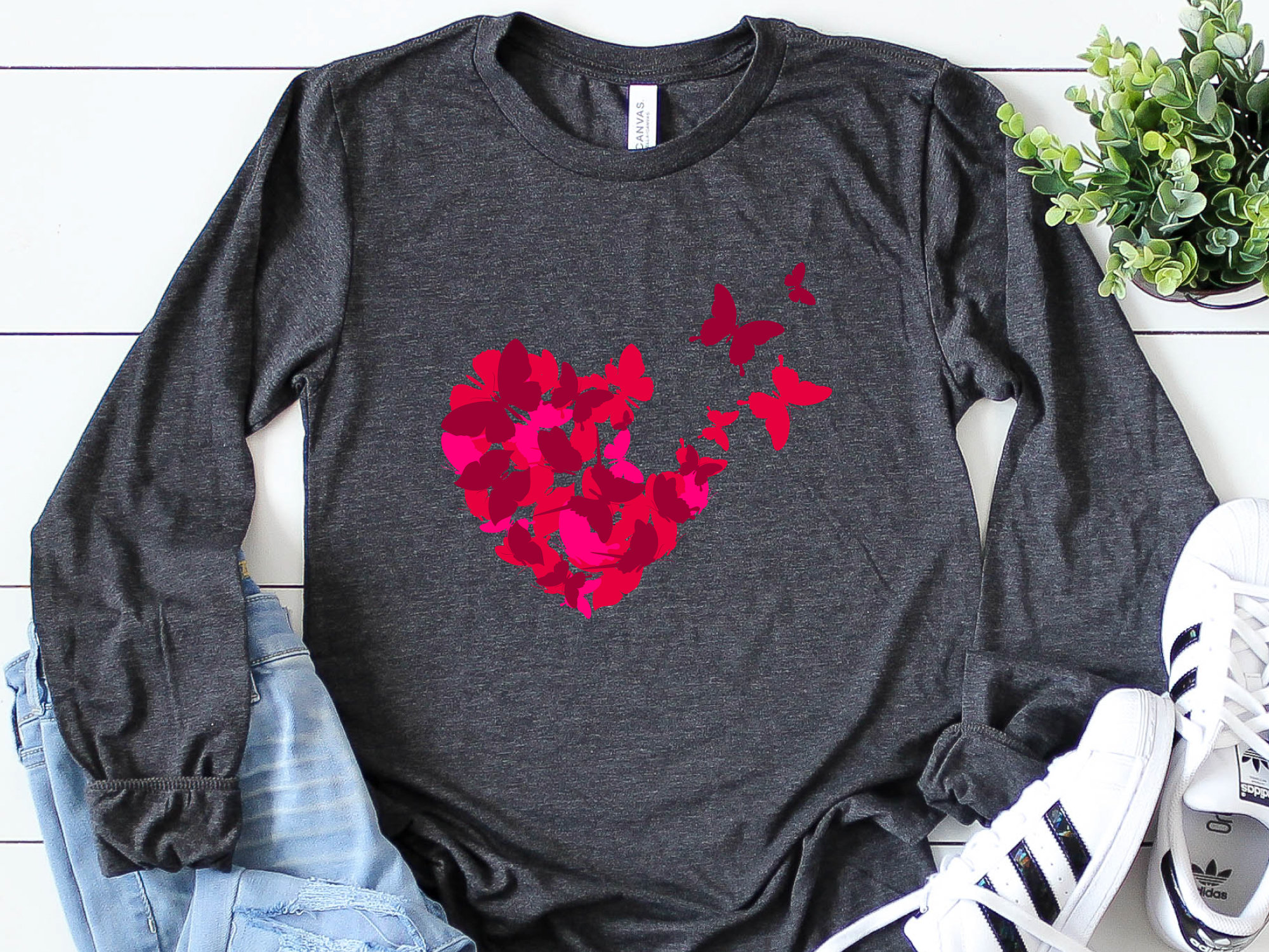 【AAKE】BUTTERFLY LONG SLEEVE T Butterfly Longsleeve - Etsy