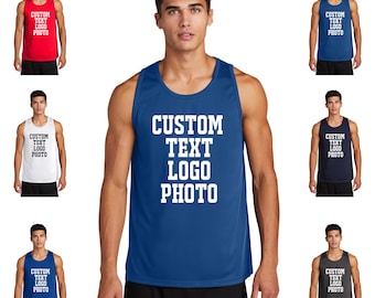 Custom Name Tank Top – Quick-Drying Performance Shirt for Athletes, Runners, Gym Lovers | Unisex Moisture-Wicking Design