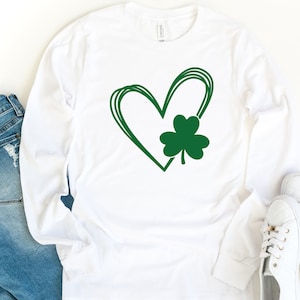 Saint Patricks Day Shamrock Shirt, 4 Leaf Clover, Celtic Irish Scroll – Hippie Herd Creations