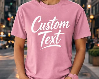 Personalized Party T-Shirts - Custom Names, Logos, and Quotes