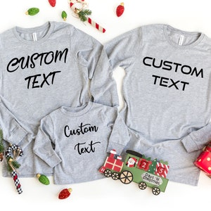 Custom Long Sleeve Shirt, Personalized   Long Sleeve Shirt, Personalized   Long Sleeve Shirt, Custom   Shirt