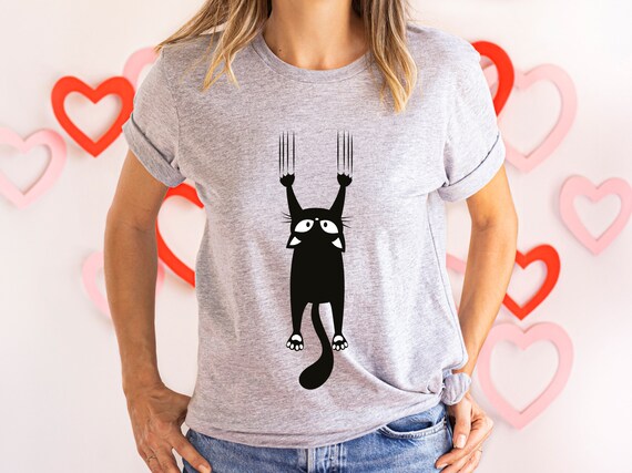 Funny Cat Shirt, Cute Cat Shirt, Cat Lover Shirt, Animal Lover Gift, Cat Owner Shirt, Cat T-Shirt, Gift For Cat Lover, Animal Lover Shirt