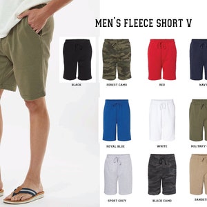men's flee shorts v