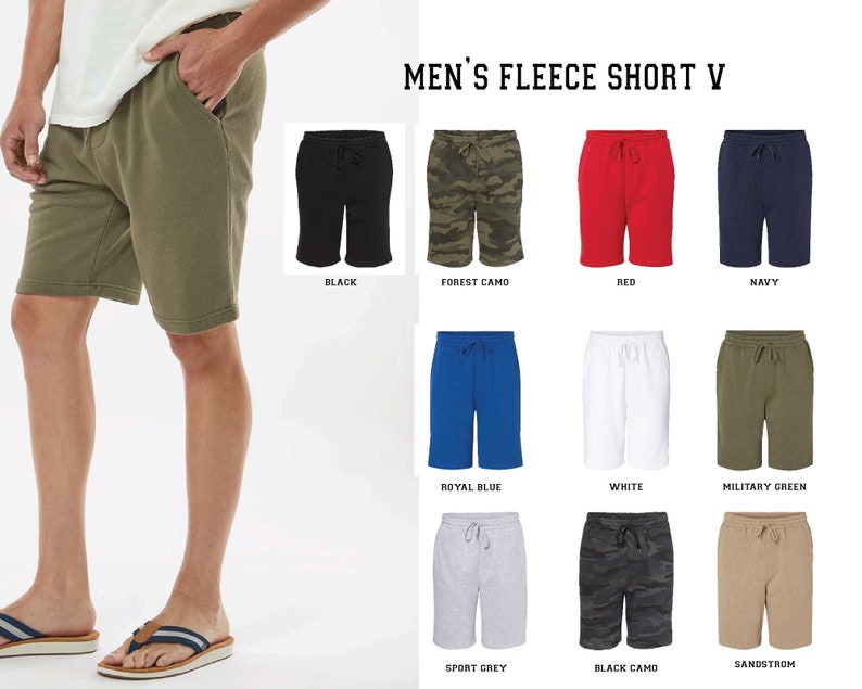 men's flee shorts v