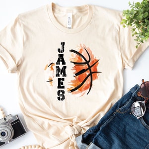 Personalized Basketball Shirt, Basketball Team Shirt, Gift For Basketball Lover, Custom Basketball Shirt, Basketball Season Shirt