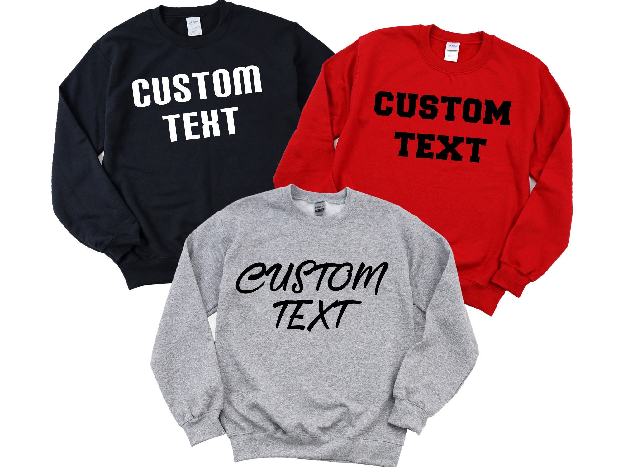 Custom Sweatshirt - Etsy