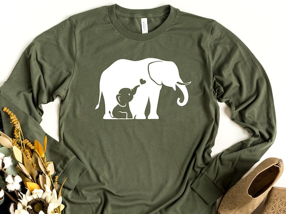 I Love Elephants - Animal Elephant Lover - Silhouette T-Shirt I Love Elephants - Animal Elephant Lover - Silhouette T-Shirt