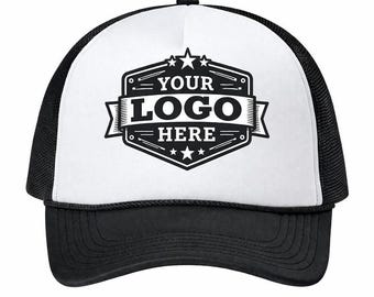 Custom Trucker Hat with Logo, Custom Business Hat, Trendy Mesh Cap