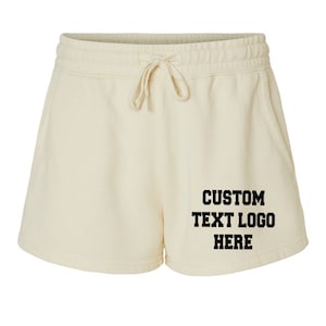 Create Your Custom Text Women's Fleece Shorts - Experience Unmatched Comfort with Your Personal Style Cozy & Stylish Personalized Loungewear