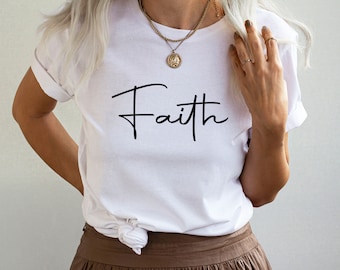 Faith Shirt, Gift For Christian, Religious T-Shirt, Spiritual Shirt, Christian Shirt, Vertical Cross Shirt, Church T-Shirt, Religious Gift