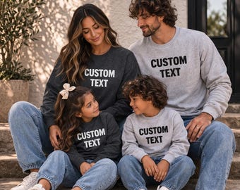 Custom Family Tee: Personalized Long Sleeve Shirt (Multiple Sizes)