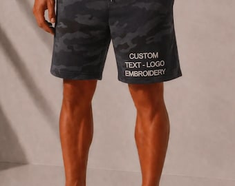 Custom Fleece Shorts: Men's - Women's Lounge Wear with Embroidered Design (XS-XXL)