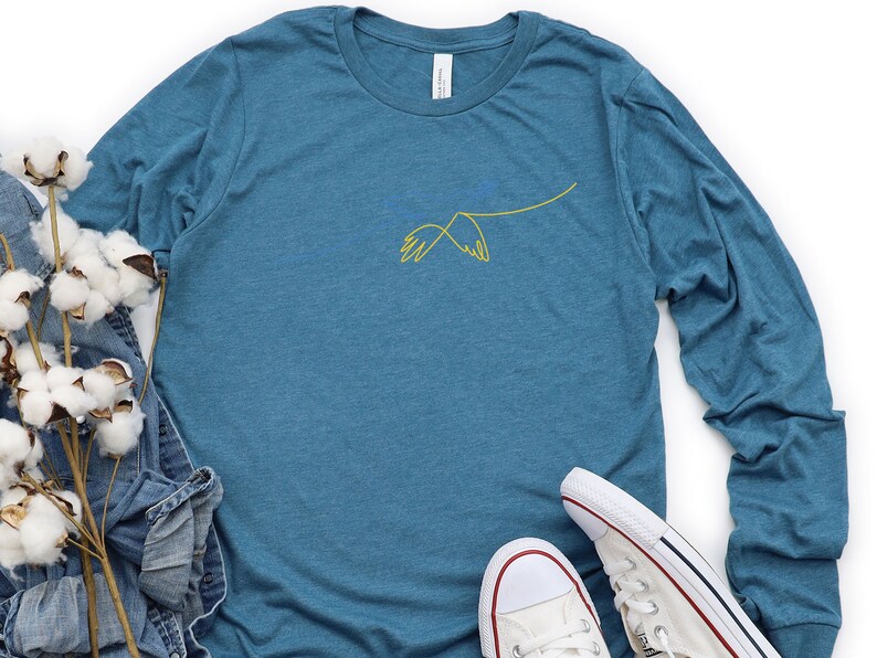 Free Bird Long Sleeve Shirt, Stop The War Shirt, Support Ukraine Long Sleeve Shirt, Pray For Ukraine Shirt, Stand With Ukraine Shirt image 2