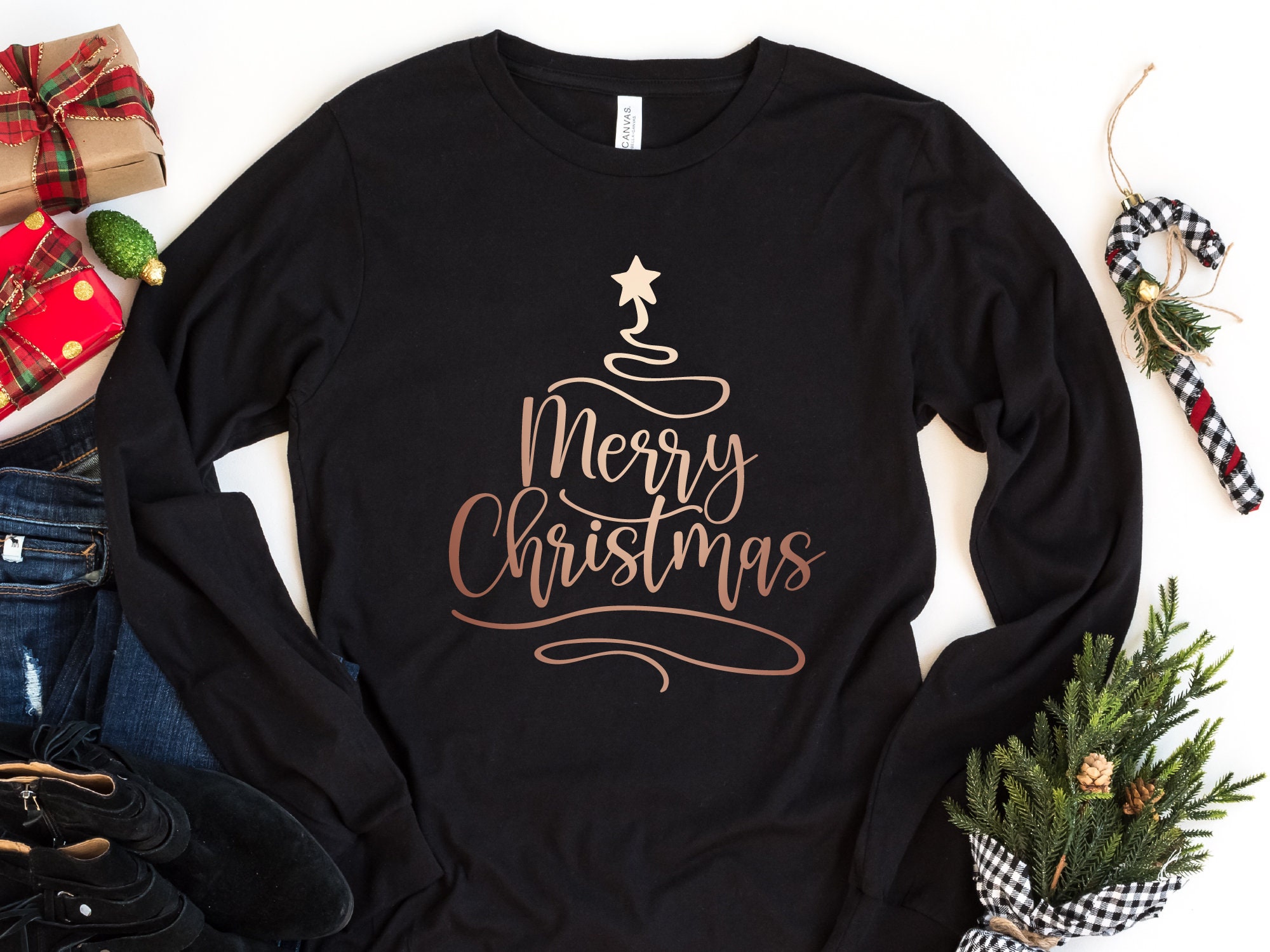 Christmas Long Sleeve Shirt, Christmas Gift, Merry Christmas Tee