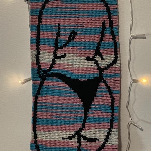 my body is home, part 2 // Subtle Transgender Pride/Body Positivity Wall Hanging