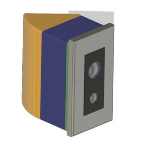 Ring Video Doorbell ELITE - Surface Mount Box mit 30-Grad-Winkel-Basishalterung - Montieren Sie Ring Elite an der Außenseite des Hauses