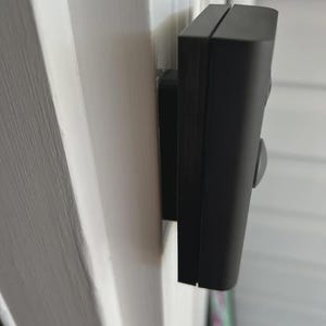 Ring Wired Doorbell Plus Doorbell Narrow Fixed Mount Bracket- Fit Tight Places-wedge replacement- Vinyl, Hardi board, Aluminum, Cedar