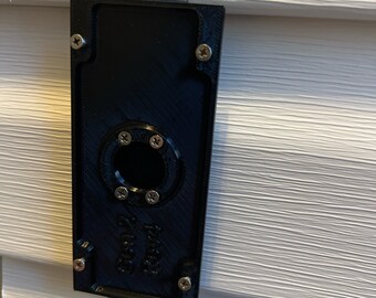 No Drill Clip on Vinyl Siding Mount for Ring Generation 2 Doorbell - For all siding between 3in and 5in including Dutch Lap.