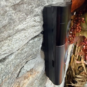 Ring Wired Doorbell Pro Gen3  Retinal 4k 2025 Mount - Slim, Tight Space Fit with Hidden Screws