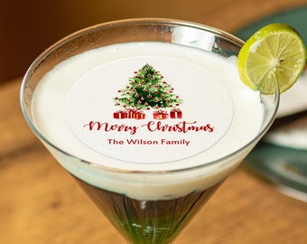 Christmas Drink Toppers/Christmas Party Decor/NYE Drink Toppers/Winter Holiday Party/Favorite Things Party Decor/Party Cocktail Topper