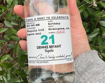21st Birthday Gift/Casamigos Custom Label/21st Birthday Gift for Her/21st Birthday Gift for Him Alcohol/21st Birthday Ideas/Tequila Gifts
