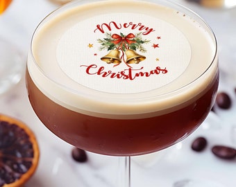 Christmas Drink Toppers/Christmas Party/NYE Drink Toppers/Winter Holiday Party/Holiday Toppers/Favorite Things Party/Christmas Party Decor