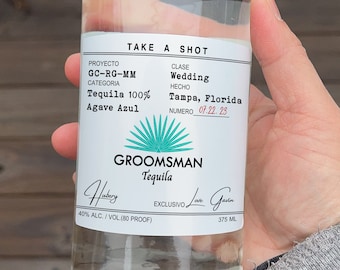 Groomsmen Proposal Tequila Labels/Groomsmen Bottle Label/Best Man Proposal/Groomsmen Proposal Card/Groomsmen Gifts/Casamigos Tequila Label