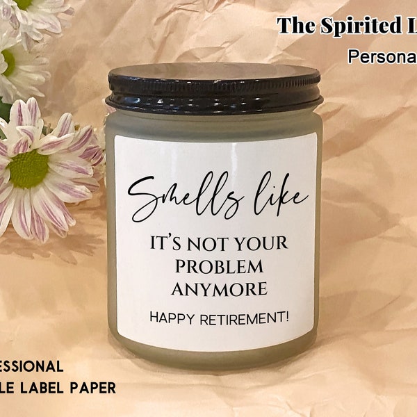 It Smells Like Not Your Problem Label Etsy