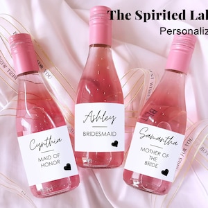 Personalized Bridesmaids Label Stickers Bridesmaid Proposal Wine Labels Maid of Honor Proposal Will you be my Bridesmaid Maid of Honor Gifts