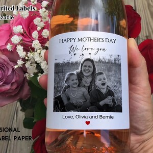 Mother&#39;s Day Gift/Mother&#39;s Day Wine Label/Mothers Day Wine Gift/Gift for Mom/Cute Mom Gift/Mom Celebration Box/Personalized Mothers Day Gift