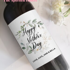 Mother&#39;s Day Gift/Mother&#39;s Day Wine Label/Funny Mom Gift/Gift for Mom/Mother&#39;s Day Card/Gift for Mothers Day/Grandma Gift/Gift for her