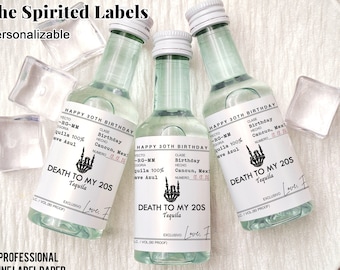 RIP to my 20s/Casamigos Custom Label/30th Birthday Decorations for Him/30th Birthday Gift for Women/1994 30th Birthday/Death to my 20S Party