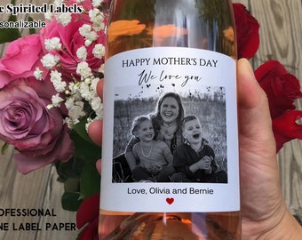 Mother's Day Gift/Mother's Day Wine Label/Mothers Day Wine Gift/Gift for Mom/Cute Mom Gift/Mom Celebration Box/Personalized Mothers Day Gift
