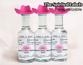 Bachelorette Casamigos Labels Final Fiesta Bachelorette Party Favor Labels Margs and Matrimony Bachelorette Decorations Bridal Party Gift