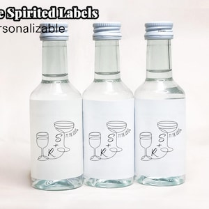 Casamigos Wedding Labels/Wedding Favor Shooter Labels/Personalized Liquor Label/Wedding Guest Favors/Bachelorette Gifts/Birthday Favor Label